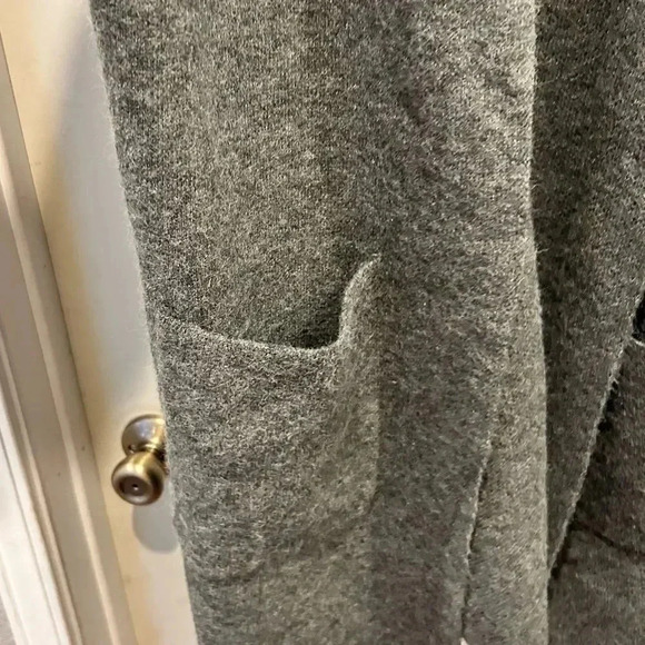 Byron Bay Gray Open Hooded Cardigan size M/L - Picture 4 of 12